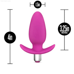 Luxe Little Thumper 4.5-Inch Vibrating Anal Plug With Handle Luxe Little Thumper 4.5-Inch Vibrating Anal Plug With Handle