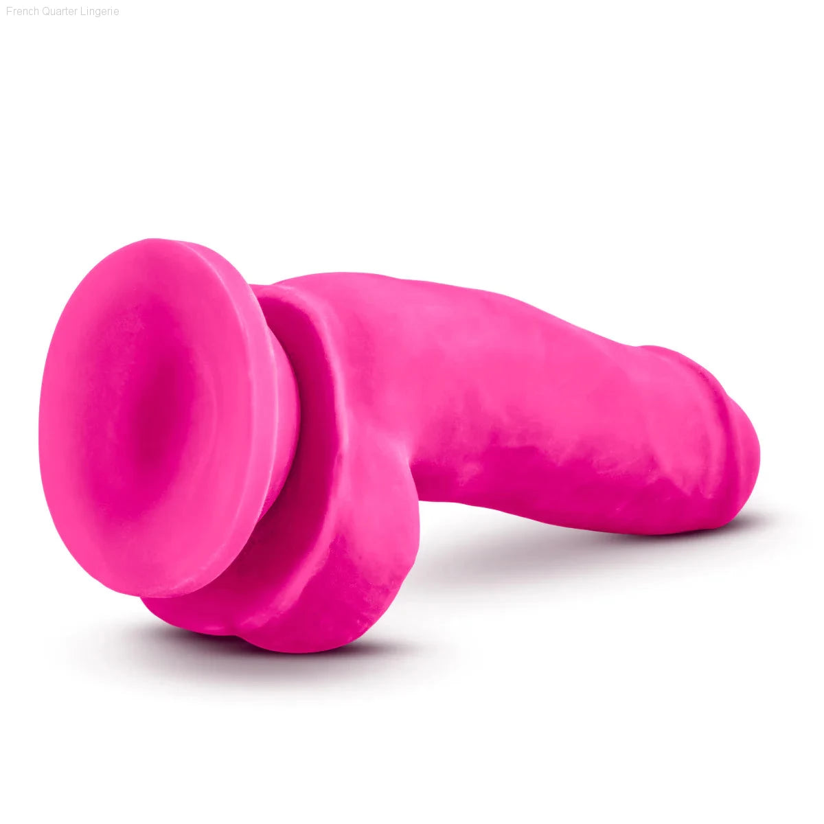 Au Naturel Bold Beefy Realistic 7-Inch Long Dildo With Balls & Suction Cup Base-French Quarter Lingerie Au Naturel Bold Beefy Realistic 7-Inch Long Dildo With Balls & Suction Cup Base-French Quarter Lingerie