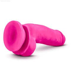 Au Naturel Bold Beefy Realistic 7-Inch Long Dildo With Balls & Suction Cup Base-French Quarter Lingerie Au Naturel Bold Beefy Realistic 7-Inch Long Dildo With Balls & Suction Cup Base-French Quarter Lingerie