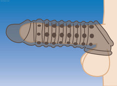 1.5 Inch Penis Enhancer Sleeve-French Quarter Lingerie 1.5 Inch Penis Enhancer Sleeve-French Quarter Lingerie
