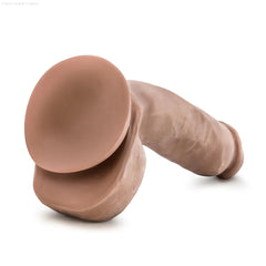 Au Naturel Macho Realistic 8.5-Inch Long Dildo With Balls & Suction Cup Base-French Quarter Lingerie Au Naturel Macho Realistic 8.5-Inch Long Dildo With Balls & Suction Cup Base-French Quarter Lingerie