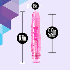 Naturally Yours The Little One 6.70-Inch Long Vibrating Dildo Naturally Yours The Little One 6.70-Inch Long Vibrating Dildo
