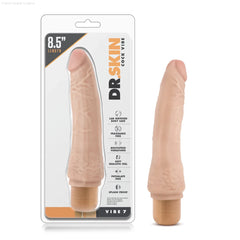 Dr. Skin Cock Vibe 7 Realistic 8.5-Inch Long Vibrating Dildo-French Quarter Lingerie Dr. Skin Cock Vibe 7 Realistic 8.5-Inch Long Vibrating Dildo-French Quarter Lingerie