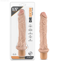 Dr. Skin Cock Vibe 8 Realistic 9.75-Inch Long Vibrating Dildo-French Quarter Lingerie Dr. Skin Cock Vibe 8 Realistic 9.75-Inch Long Vibrating Dildo-French Quarter Lingerie