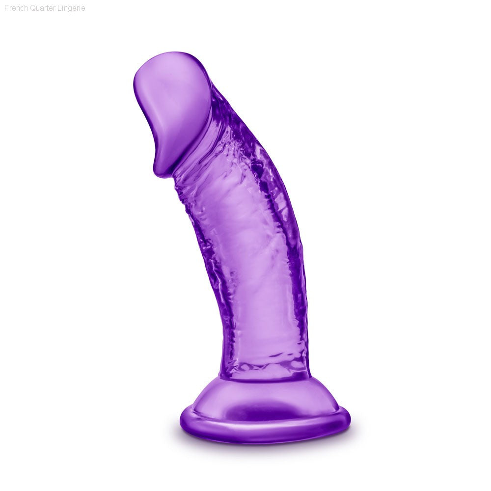 Blush B Yours Sweet N' Small Realistic 4.5-Inch Long Dildo With Suction Cup Base-French Quarter Lingerie Blush B Yours Sweet N' Small Realistic 4.5-Inch Long Dildo With Suction Cup Base-French Quarter Lingerie