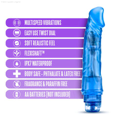 B Yours Vibe 6 Realistic 8.5-Inch Long Vibrating Dildo-French Quarter Lingerie B Yours Vibe 6 Realistic 8.5-Inch Long Vibrating Dildo-French Quarter Lingerie