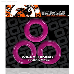 WILLY RINGS insane-stretch 3-pack cockrings/stacker ball rings WILLY RINGS insane-stretch 3-pack cockrings/stacker ball rings