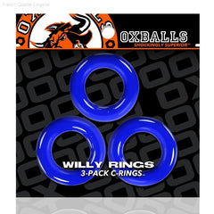 WILLY RINGS insane-stretch 3-pack cockrings/stacker ball rings WILLY RINGS insane-stretch 3-pack cockrings/stacker ball rings