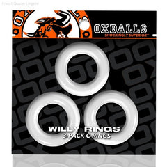 WILLY RINGS insane-stretch 3-pack cockrings/stacker ball rings WILLY RINGS insane-stretch 3-pack cockrings/stacker ball rings
