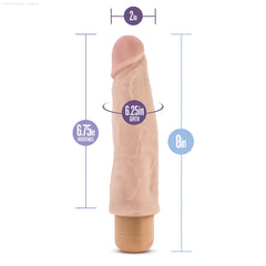 Dr. Skin Cock Vibe 14 Realistic 8-Inch Long Vibrating Dildo-French Quarter Lingerie Dr. Skin Cock Vibe 14 Realistic 8-Inch Long Vibrating Dildo-French Quarter Lingerie