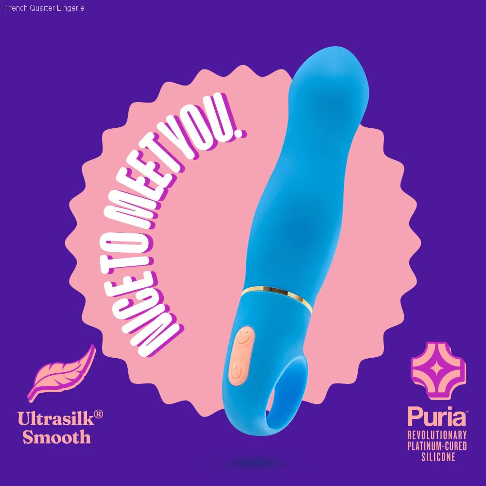 Aria Exciting AF G-Spot 6.25-Inch Loop Handle Vibrator-French Quarter Lingerie Aria Exciting AF G-Spot 6.25-Inch Loop Handle Vibrator-French Quarter Lingerie