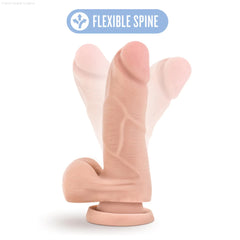 Au Naturel Mighty Mike Realistic G-Spot 5.75-Inch Long Dildo With Balls & Suction Cup Base-French Quarter Lingerie Au Naturel Mighty Mike Realistic G-Spot 5.75-Inch Long Dildo With Balls & Suction Cup Base-French Quarter Lingerie