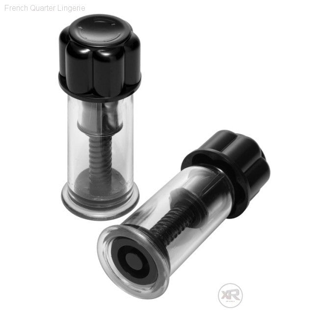 Black Maxxx Powerful Twist Nipple Suckers-French Quarter Lingerie Black Maxxx Powerful Twist Nipple Suckers-French Quarter Lingerie