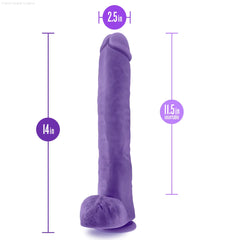 Blush Au Naturel Bold Daddy Realistic 14-Inch Long Dildo With Balls & Suction Cup Base-French Quarter Lingerie Blush Au Naturel Bold Daddy Realistic 14-Inch Long Dildo With Balls & Suction Cup Base-French Quarter Lingerie