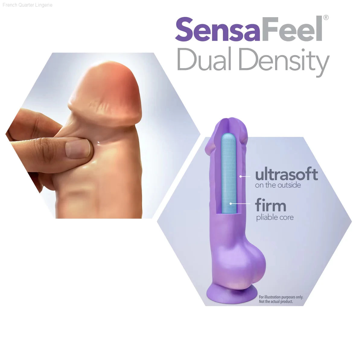 Au Naturel Realistic 7-Inch Fat Boy Long Dildo With Balls & Suction Cup Base-French Quarter Lingerie Au Naturel Realistic 7-Inch Fat Boy Long Dildo With Balls & Suction Cup Base-French Quarter Lingerie