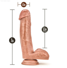 Loverboy The Kingpin Realistic 7-Inch Long Dildo With Balls & Suction Cup Base Loverboy The Kingpin Realistic 7-Inch Long Dildo With Balls & Suction Cup Base