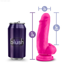 Au Naturel Bold Beefy Realistic 7-Inch Long Dildo With Balls & Suction Cup Base-French Quarter Lingerie Au Naturel Bold Beefy Realistic 7-Inch Long Dildo With Balls & Suction Cup Base-French Quarter Lingerie