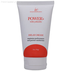 Men's Simulants / Desensitizers - Intimate Enhancements Power+ With Yohimbe Delay Cream