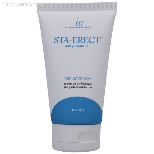 Men's Simulants / Desensitizers - Intimate Enhancements Sta-Erect With Pheromone Delay Cream