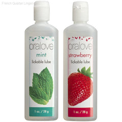 Oral Sex Essentials - Oralove Delicious Duo - Strawberry & Mint