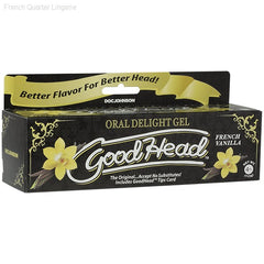 Oral Sex Essentials - GoodHead™ Oral Delight Gel - French Vanilla