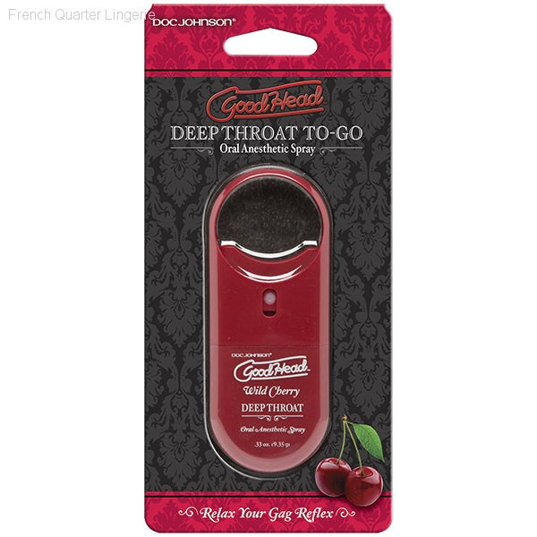 Oral Sex Essentials - GoodHead™ Deep Throat Spray To-Go - Wild Cherry