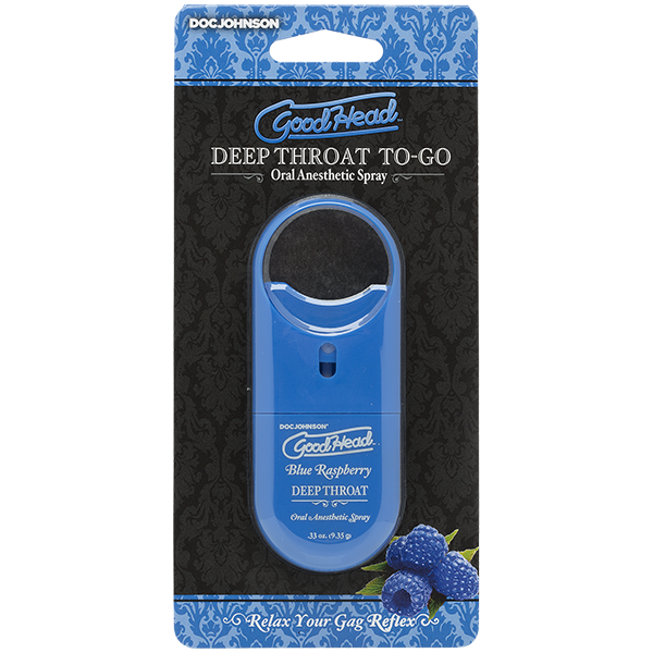 GoodHead™ Deep Throat Spray To-Go - Blue Raspberry