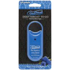 GoodHead™ Deep Throat Spray To-Go - Blue Raspberry