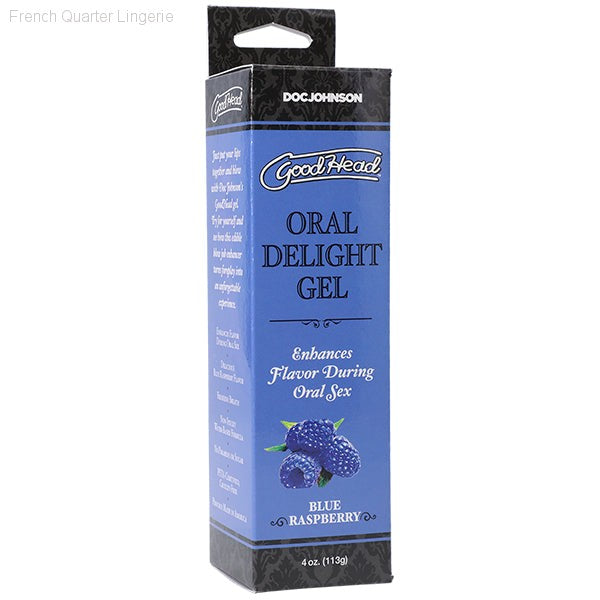 Oral Sex Essentials - GoodHead™ Oral Delight Gel - Blue Raspberry