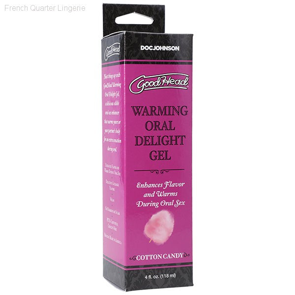 Oral Sex Essentials - GoodHead™ Warming Oral Delight Gel - Cotton Candy