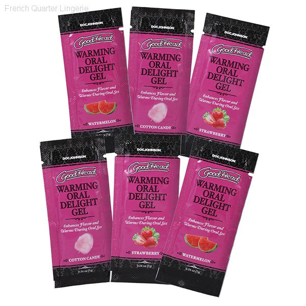 Oral Sex Essentials - GoodHead™ Warming Oral Delight Gel 6-pack