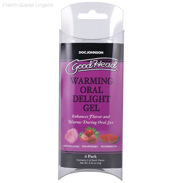Oral Sex Essentials - GoodHead™ Warming Oral Delight Gel 6-pack