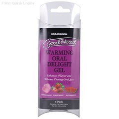 Oral Sex Essentials - GoodHead™ Warming Oral Delight Gel 6-pack