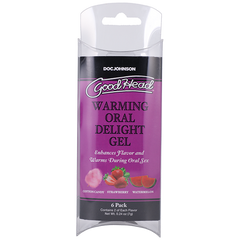 GoodHead™ Warming Oral Delight Gel 6-pack