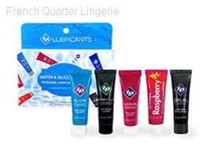 Water & Silicone Based Personal Lubricant Sampler - Assortment 5-Pack