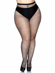 Callie Fishnet Tights with Backseam