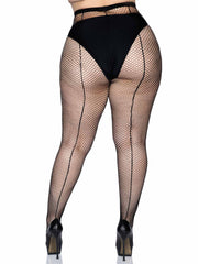 Callie Fishnet Tights with Backseam