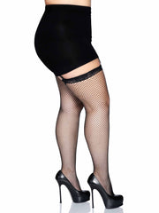 Gwen Fishnet Thigh High Stockings