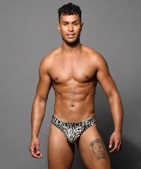 Posh Zebra Thong w/ ALMOST NAKED®