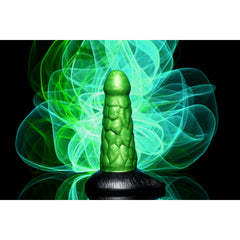 Radioactive Reptile Thick Scaly Silicone Dildo