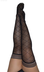 Thigh Highs - Sheer Diamond Thigh High