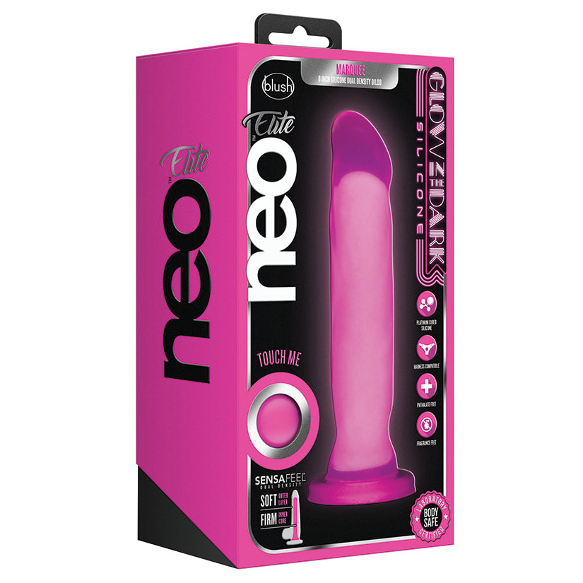 Neo Elite Glow in the Dark Marquee Pink 8”