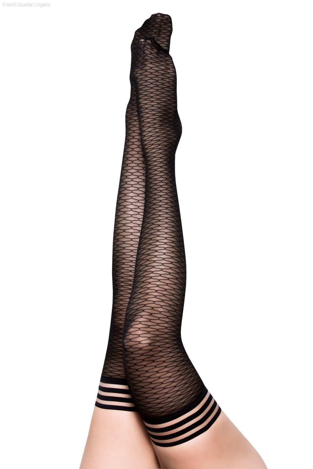 Honeycomb Thigh Highs-French Quarter Lingerie