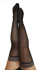 Honeycomb Thigh Highs-French Quarter Lingerie