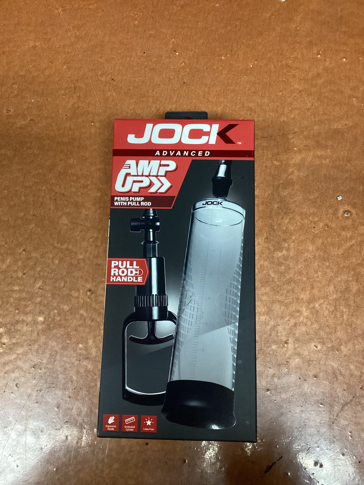 Amp Up Penis Pump With Pull Rod - Clear