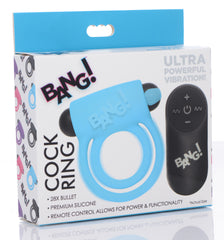 Bang Silicone Cockring and Bullet with Remote