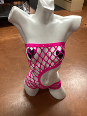 Pole Dancewear Top Diamond Mesh Tube