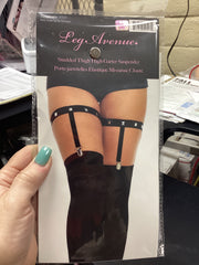 Studded Thigh High Garter Suspender