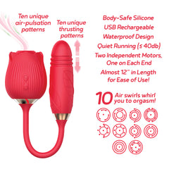 Wild Rose & Thruster; Suction and Thrusting Vibrator