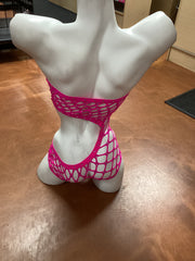 Pole Dancewear Top Diamond Mesh Tube